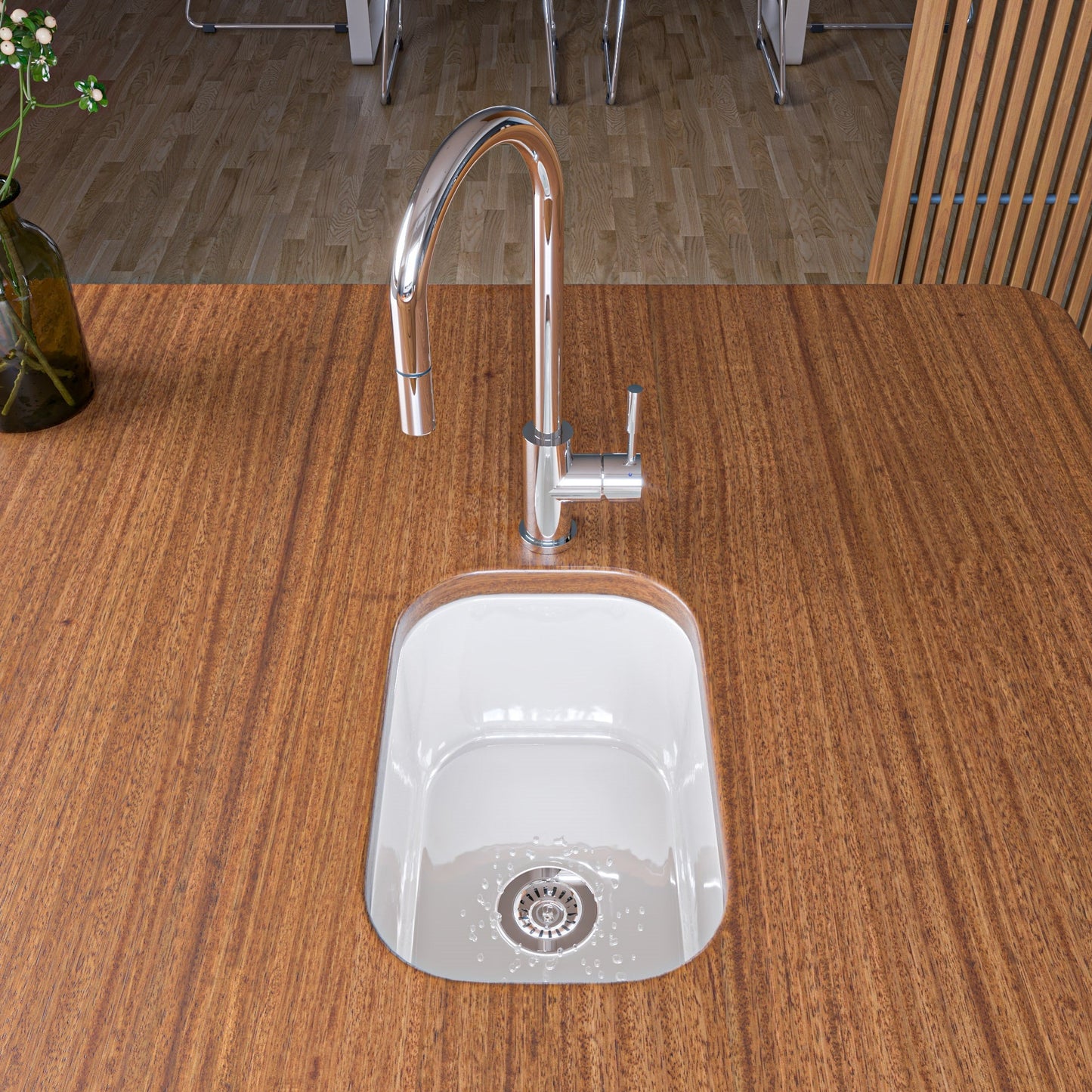 ALFI brand AB2028 Single Hole Pull Down Kitchen Faucet