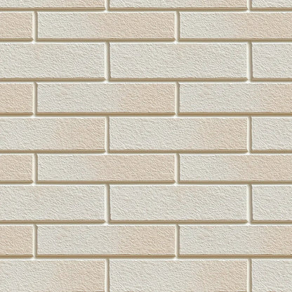 Stonewashed Ivory Brick Wallpaper