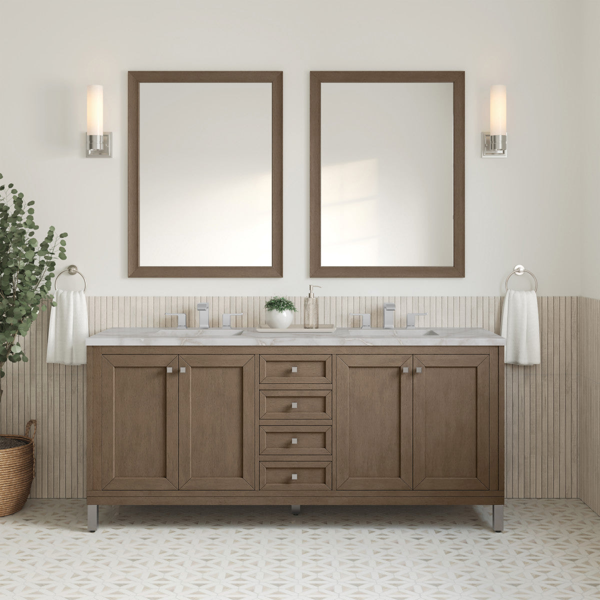 Chicago 72" Double Vanity Cabinet
