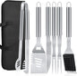 BBQ Tool Grilling Accessories, 16-Inch Stainless Steel BBQ Grill Tools