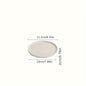 Luxurious Round Ceramic Dinner Plates for Gourmet Dining