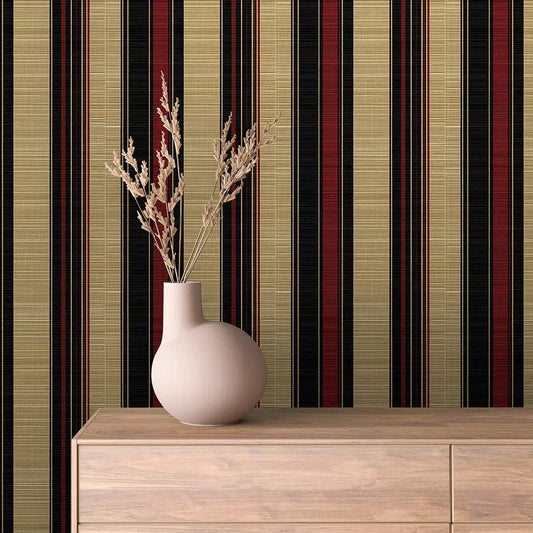 Regent's Woven Stripe Wallpaper