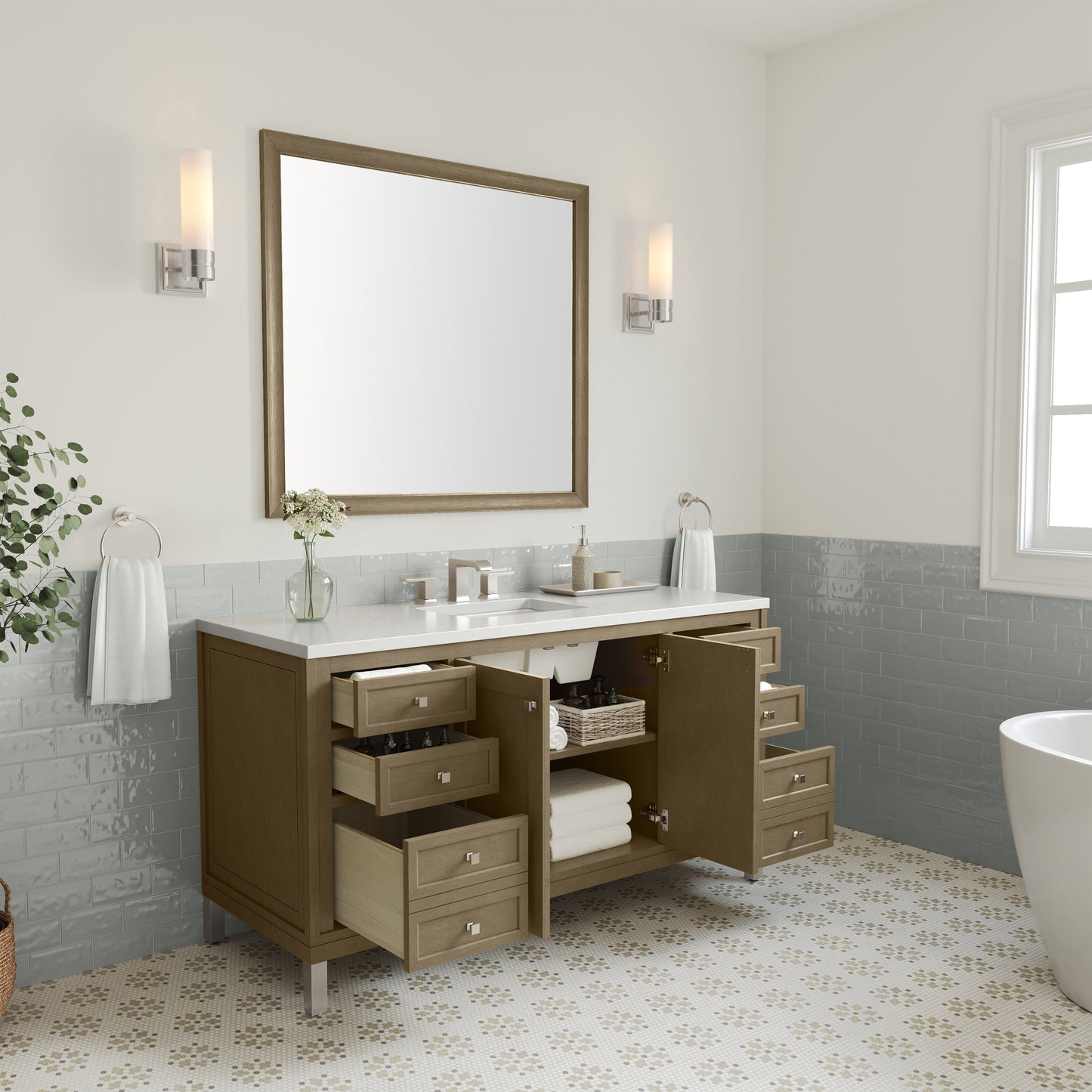 Chicago 60" Single Vanity