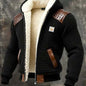 Digital Print Hooded Jacket - Solid Color Fleece Lined Cardigan for Men and Women (Sizes S-5XL)