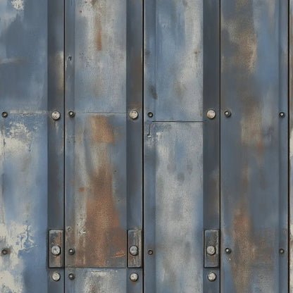 Weathered Industrial Steel Siding