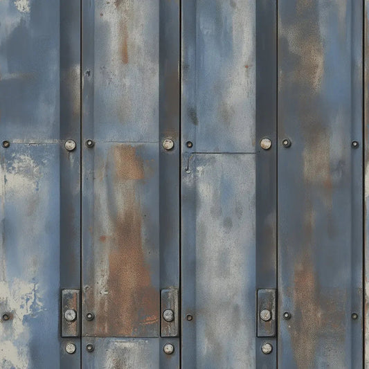 Weathered Industrial Steel Siding