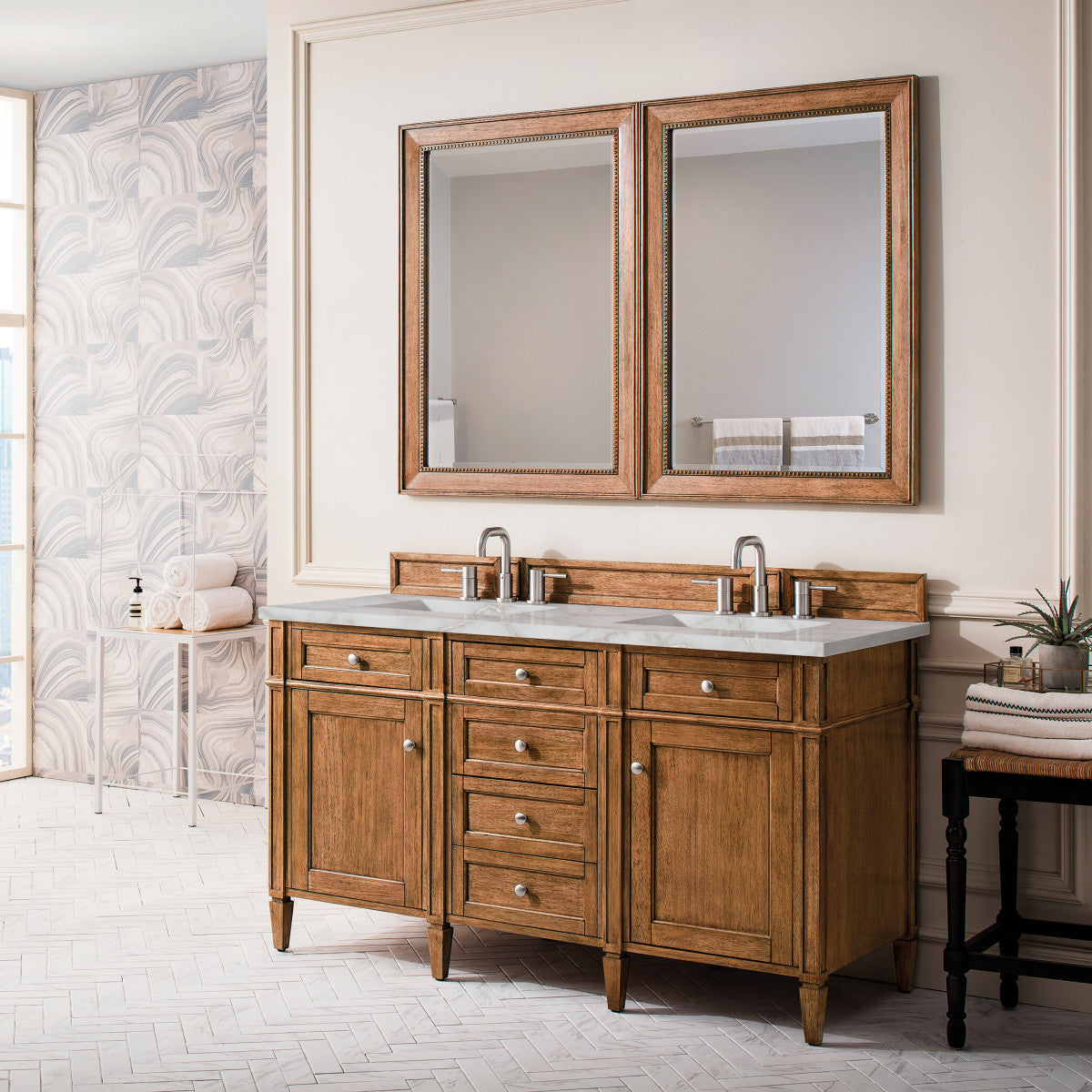 Brittany 60" Double Vanity Cabinet
