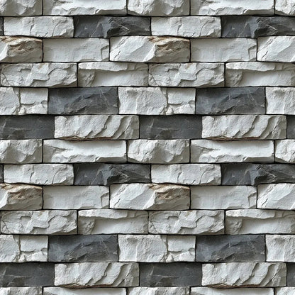 Monochrome Quarry Ledge Wall