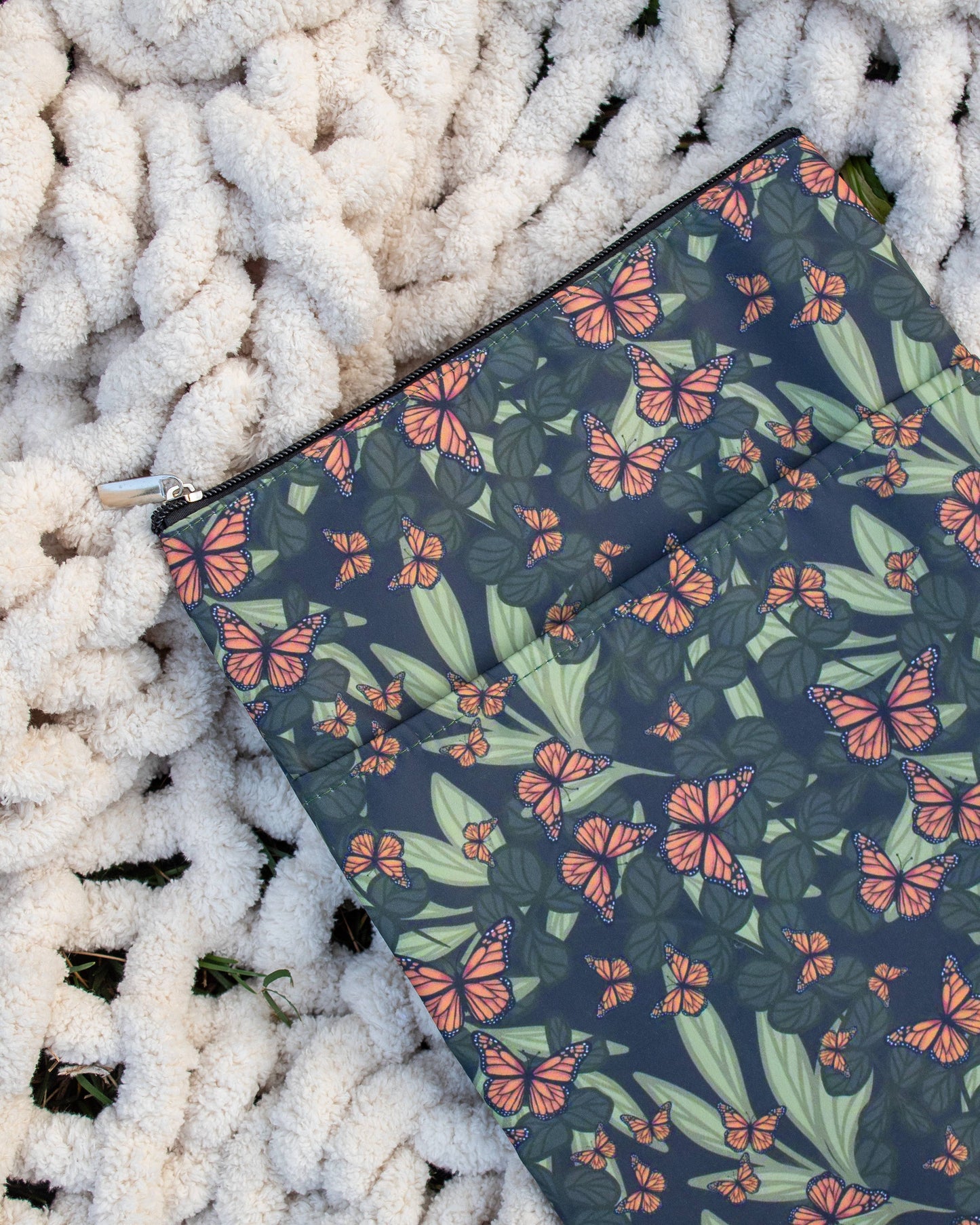 Meaggie Moos - Book / Tablet Sleeve | Butterfly Garden