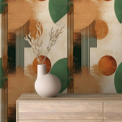 Terracotta & Sage Geometric Harmony