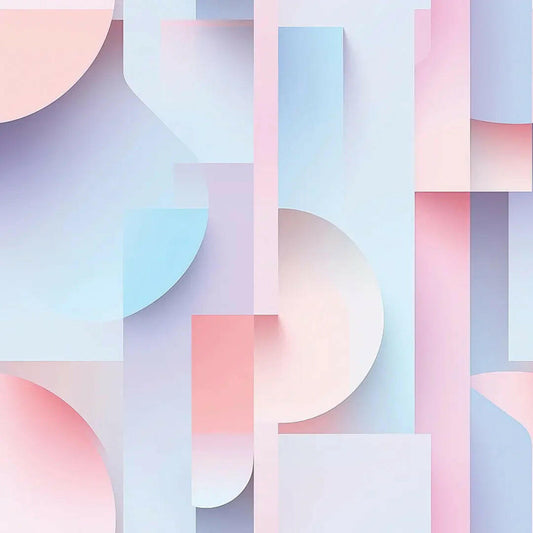 Ethereal Layers Pastel Mural