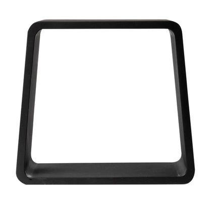 ALFI brand  ABST55BM Black Matte Solid Surface Resin Bathroom / Shower Stool
