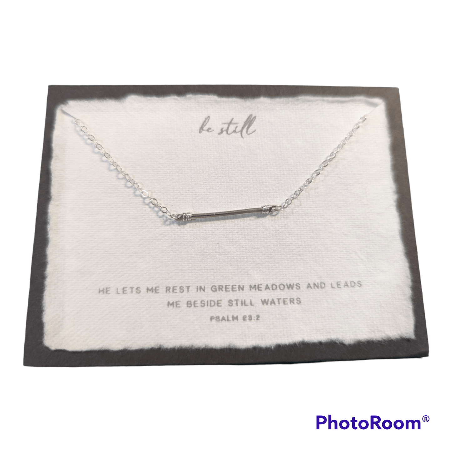Be Still | Christian Necklace | Psalm