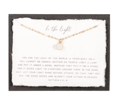Be the Light | Christian Necklace | Matthew 5:14