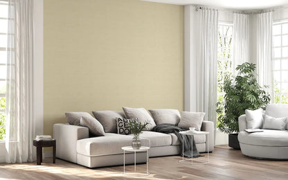 Sun-Kissed Linen Weave Wallpaper