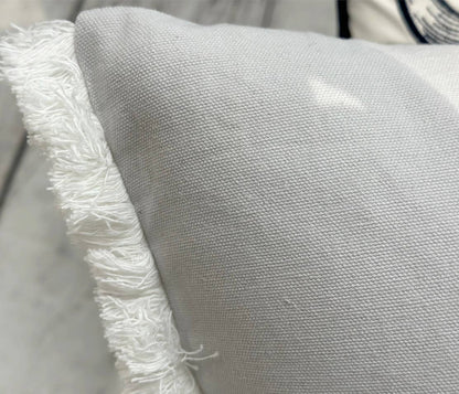 Blue Heron Embroidered Indoor Lumbar Pillow