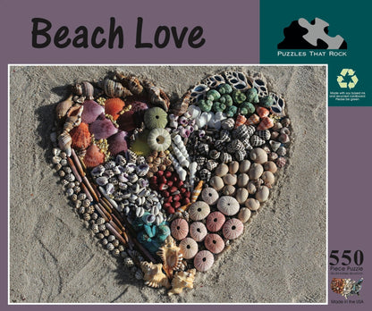 Beach Love 550 Piece Jigsaw Puzzle