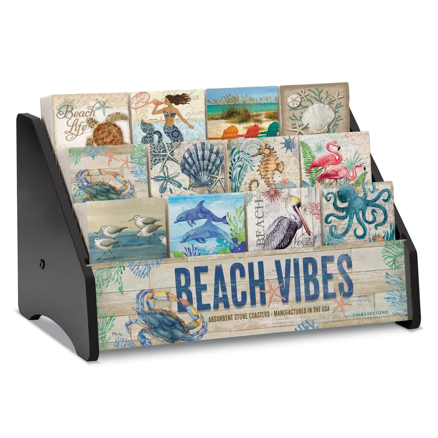Beach Vibes Assorted Single Coasters