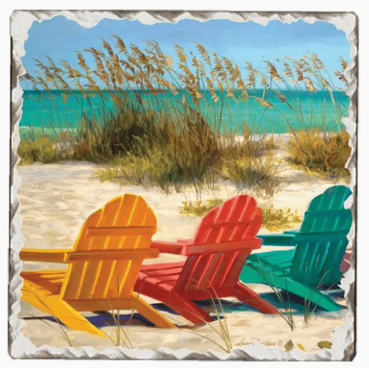 Beach Vibes Assorted Single Coasters