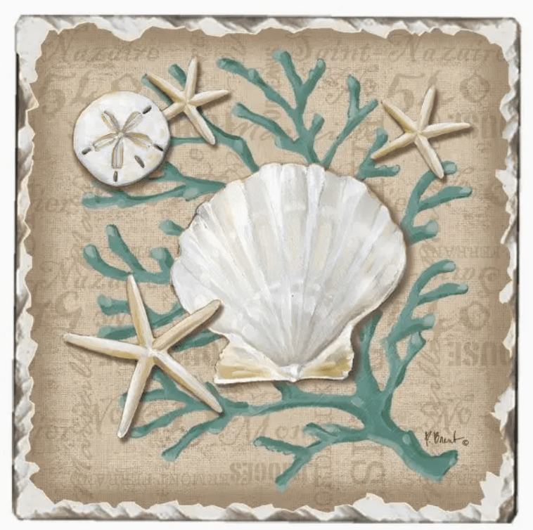 Beach Vibes Assorted Single Coasters