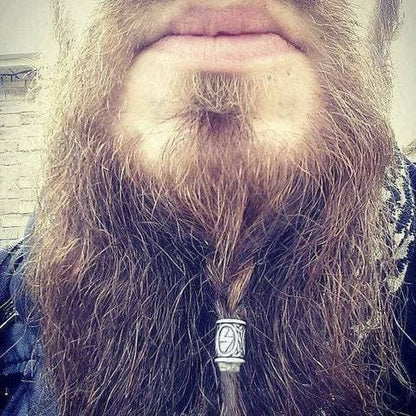 Vikings Rune Beard & Hair Beads Set
