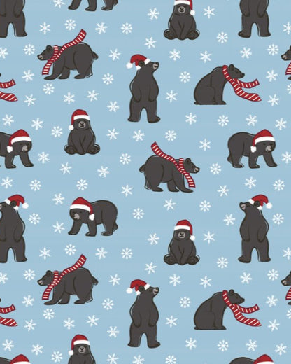 Bear-y Christmas Zipper Footie