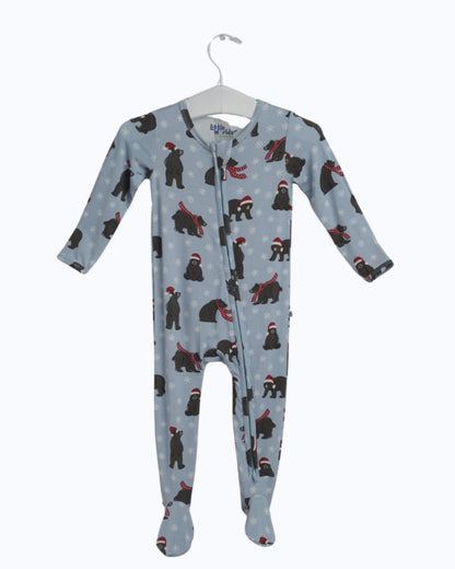 Bear-y Christmas Zipper Footie