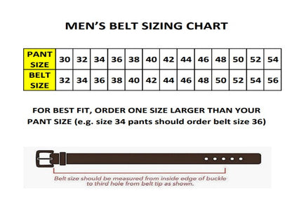 Eclipse Brown Leather Belt