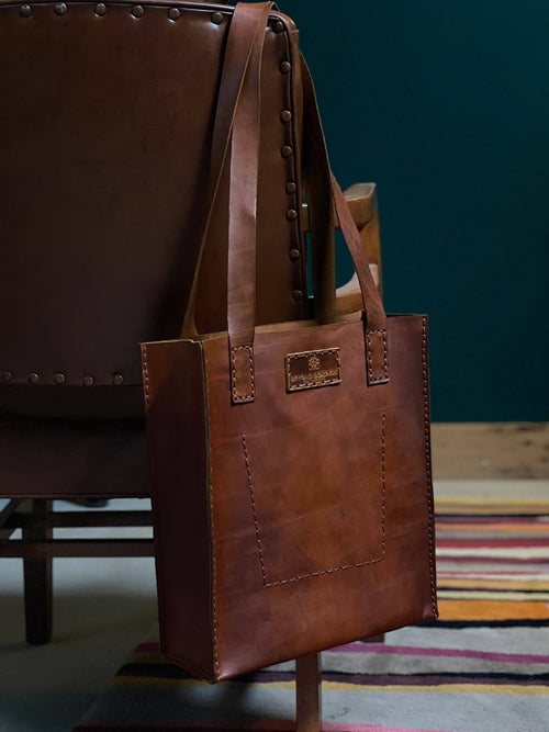 Leather Tote Bag | Kitchen + Metal
