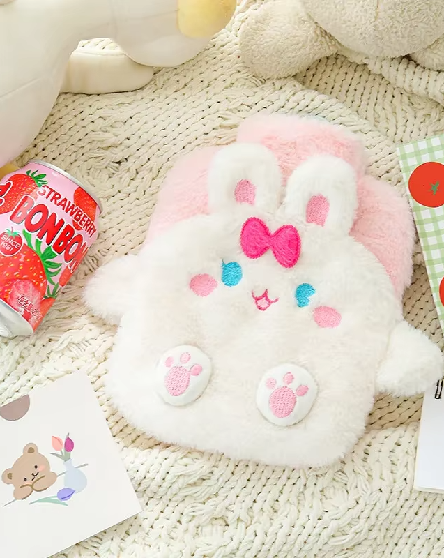 KUSHIE’s SnuggleBud Mini Warmers – 400ml Plush Hot Water Bottles for Cramps, Comfort & Self-Care