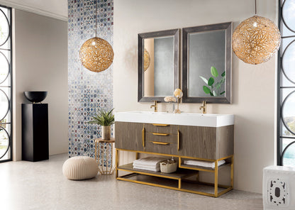 Columbia 59" Double Vanity Cabinet