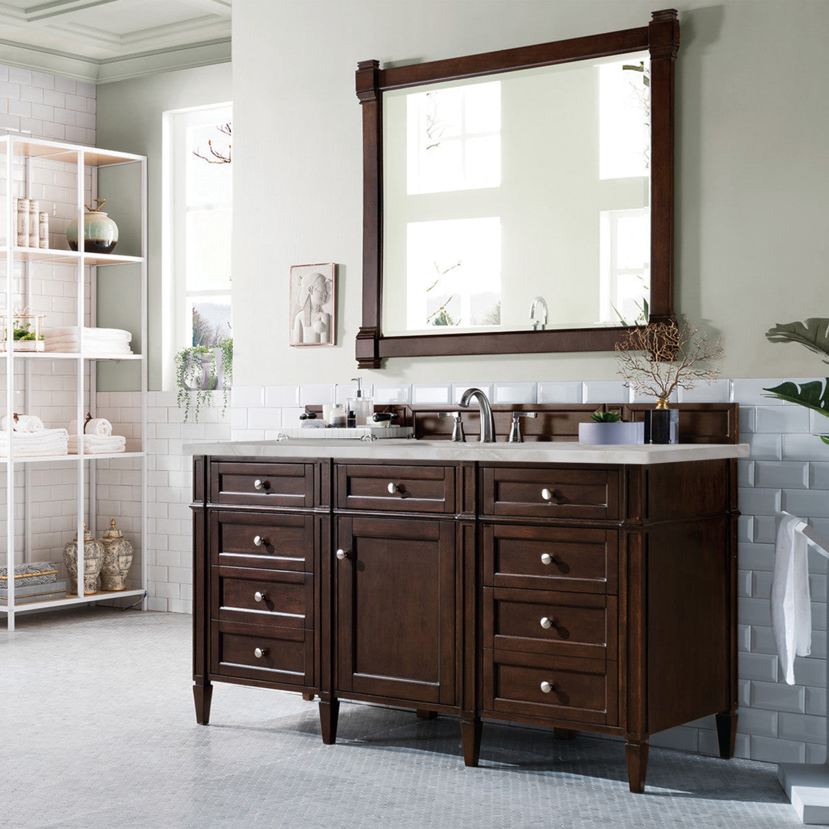Brittany 60" Single Vanity Cabinet
