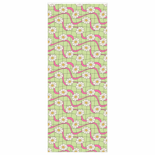 Retro Flower Wrapping Paper