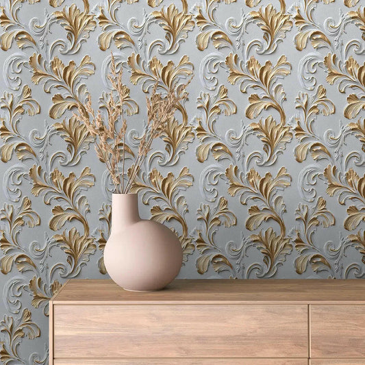 Royal Acanthus Flourish Wallpaper