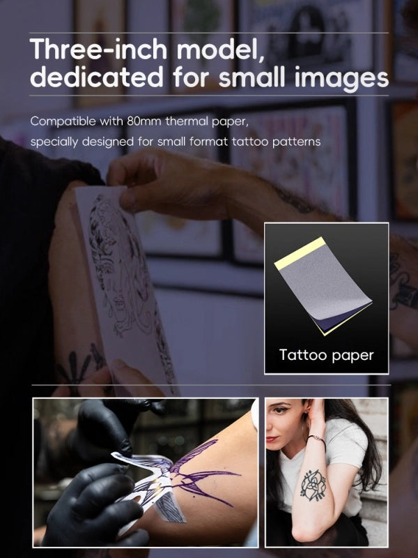 AIMO MR3 Bluetooth Tattoo Stencil Pocket Printer (can use roll paper)