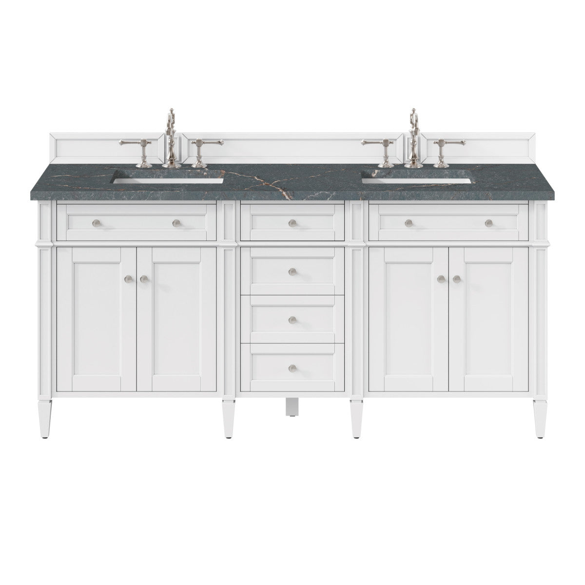 Brittany 72" Double Vanity in Bright White