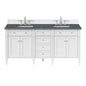 Brittany 72" Double Vanity in Bright White