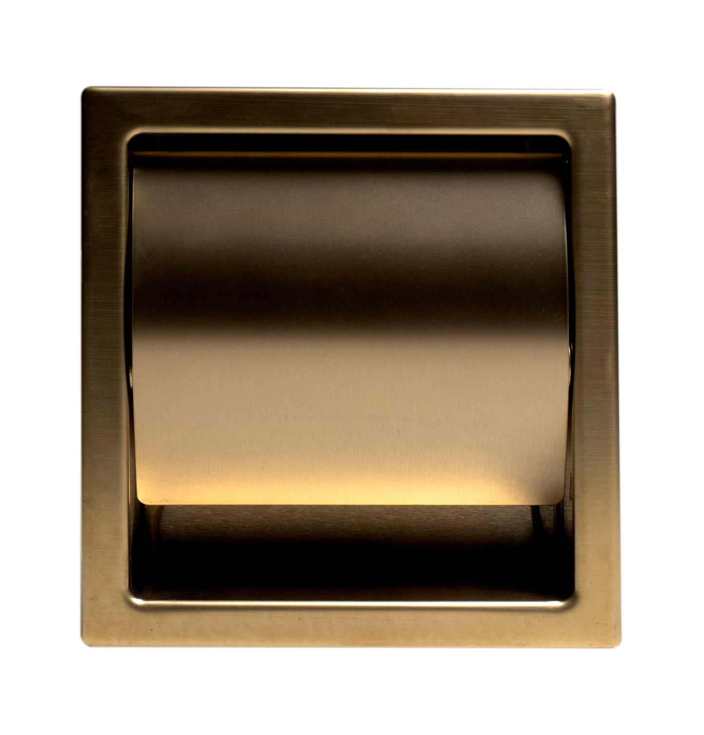 ALFI brand ABTPP77 Stainless Steel Recessed Toilet Paper Holder with Cover
