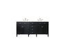 Brittany 72" Double Vanity Cabinet