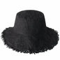 Frayed Bucket Hat - Wide Brim Cotton - UPF 50+ Sun Protection - One Size