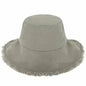 Frayed Bucket Hat - Wide Brim Cotton - UPF 50+ Sun Protection - One Size