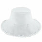 Frayed Bucket Hat - Wide Brim Cotton - UPF 50+ Sun Protection - One Size