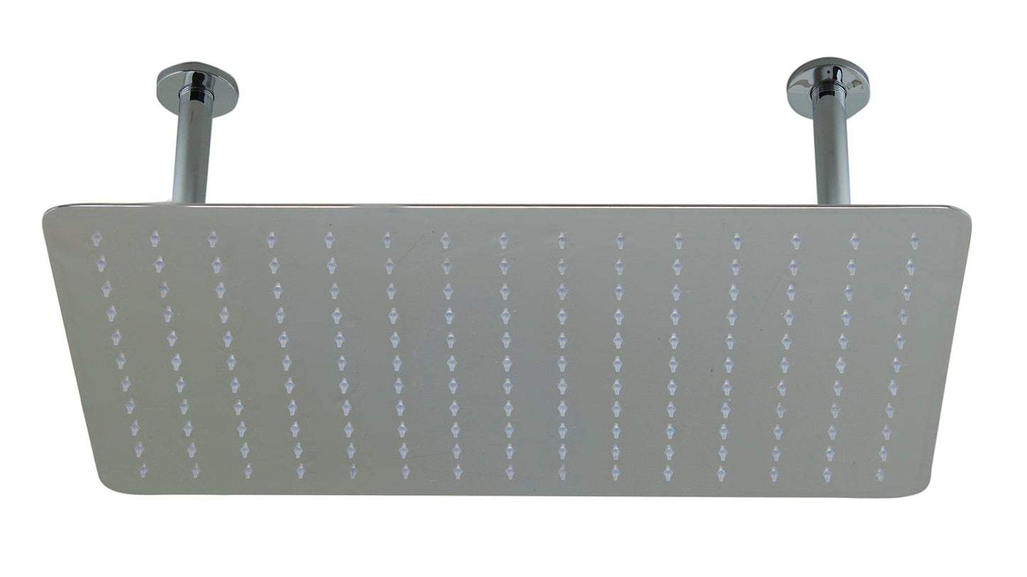 ALFI brand RAIN2012 Rectangular Ultra Thin Rain Shower Head