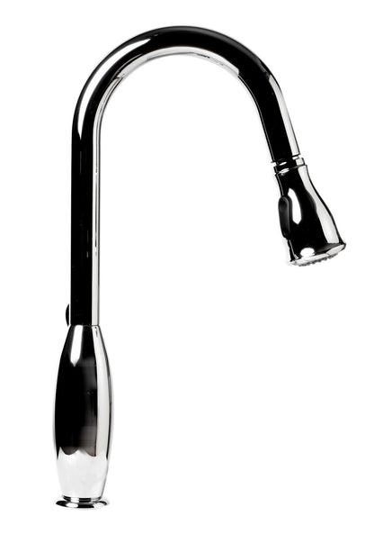 ALFI brand ABKF3783 Gooseneck Pull Down Kitchen Faucet