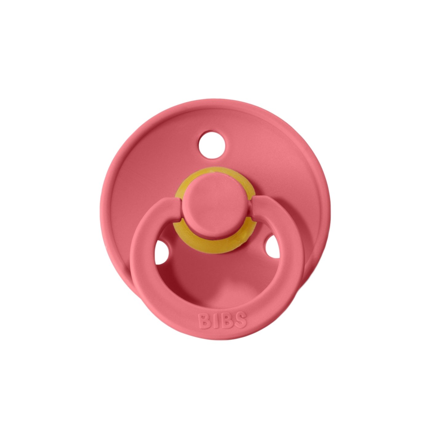 Bibs Pacifier in Coral