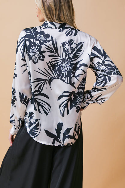 BRIDE AND TRUE SATIN TOP