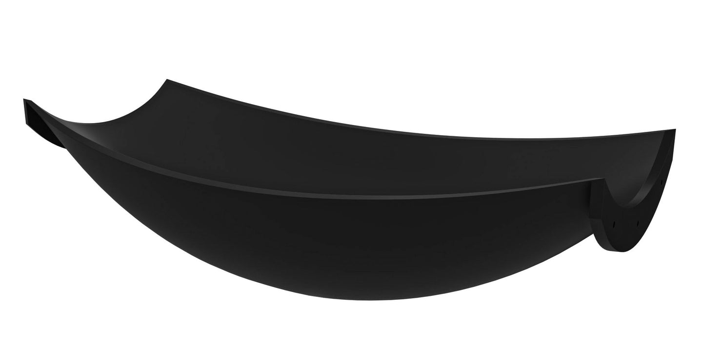 ALFI brand HammockTub2 HammockTub2 71" Solid Surface Resin Suspended Wall Mounted Hammock Bathtub