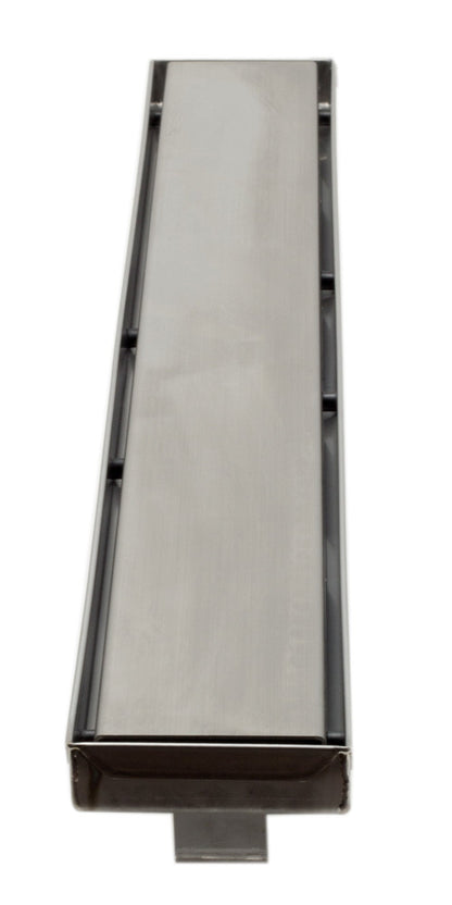 ALFI brand  ABLD32B-BSS 32" Modern Brushed Stainless Steel Linear Shower Drain with Solid Cover