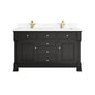 Brookfield 60" Double Vanity