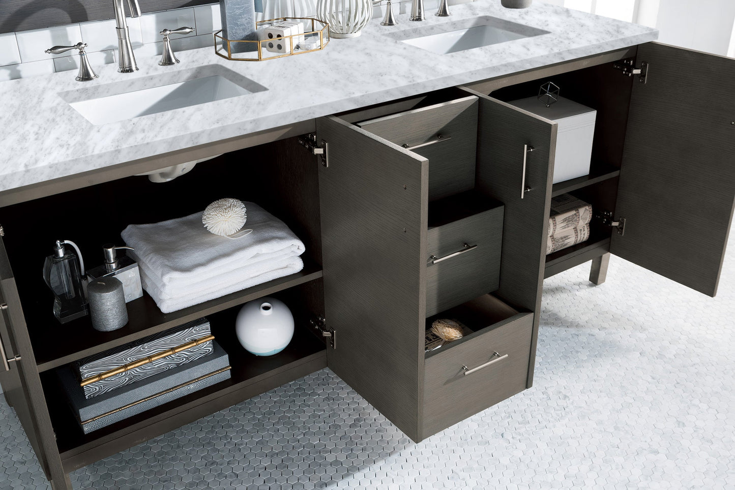 Metropolitan 72" Double Vanity Cabinet